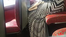 Big Booty Zebra Dress Candid Pt 2.