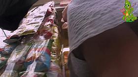 Beautiful upskirts on the voyeur camera of our hunter B219