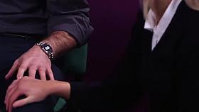 CFNM cougar teaches teens how to suck dick