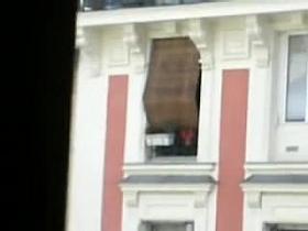 My charming neighbor flashing her nudity on voyeur cam