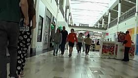 Small ebony ass in tight jeans