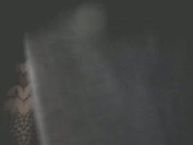 Voyeur dressing room video with female trying on new dress