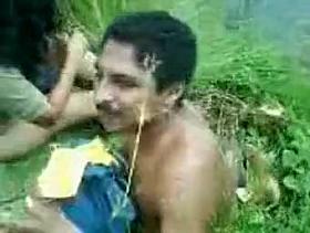 Police men busted a couple having sex