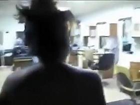 Boobs swinging during a fight