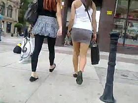mini skirt legs public 12