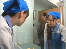 Asian maintenance girl goes in wrong part5