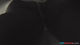 Mouthwatering flabby ass seen in best upskirts mov