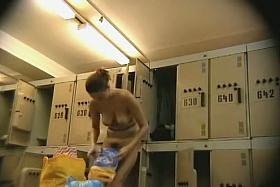 Babe shot on spy cam creaming nude tits and hot legs