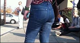 Denim video edit (Candid Teen Tight Ass Jeans)