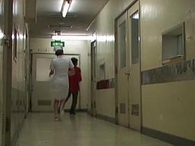 Man wanted to see nurse panty and sharked her skirt