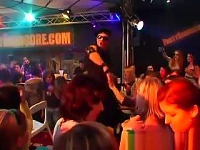 Naughty amateur jerks a strippers cock