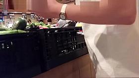 Dark Haired Woman All Dressed In White