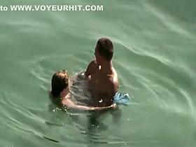 Voyeur spies on couple trying to fuck