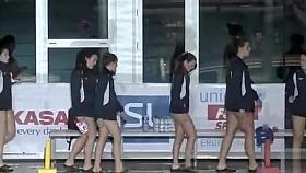 Spanish swim team in swimsuits