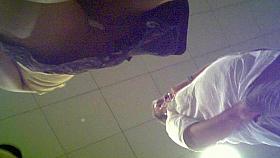 Upskirt with pad at the Airport (Part 1)