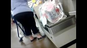 Short Round Mature BBW at Checkout