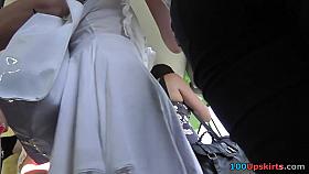 Free upskirt videos of a sexy amateur woman