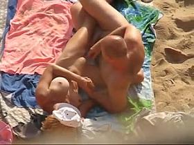 Naked Beach - a voyeurs POV - amazing face close-ups