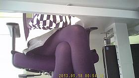 Office girl hot legs