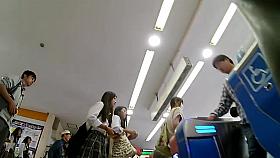 【JK】Upskirt teen