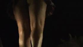 TATIANNAH UPSKIRT GOING UP ELECTRICAL STAIRS