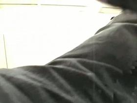 Nice up skirt view from under a white skirt