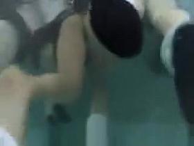 Upskirts under water