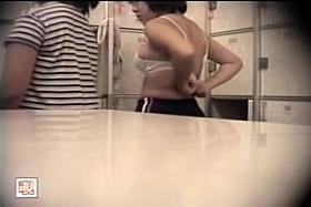 Asian girl changing room hairy pussy and small boobs