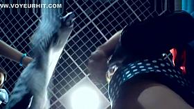 Young Babe In Polka Dot Dress