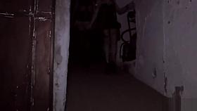 Slave anal banged in underground club