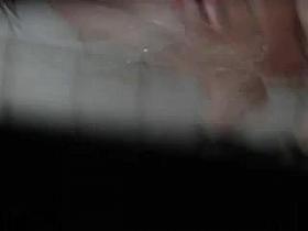 Voyeur shower video with a slut jilling off
