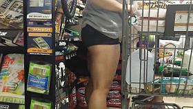 Tight booty spandex shorts