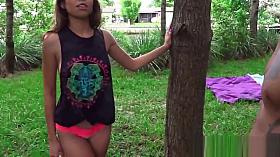 Tanning Teen Melissa Moore Likes It Rough