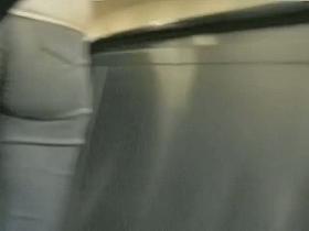 Denim jeans and nice ass voyeur on the stations