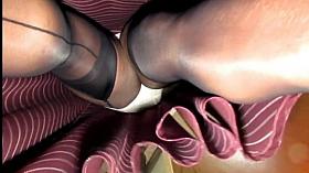 BlueGirl70 Seamed Upskirt.vo