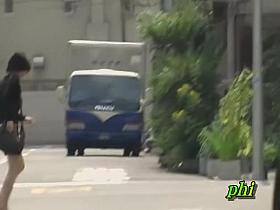 She was going back from work when some guy sharked her skirt