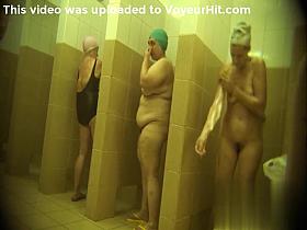 Hidden cameras in public pool showers 1063