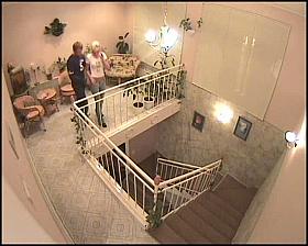 Lusty couple throatfuck