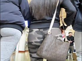 Hot butt with a military look