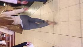 Sexy Columbian ass in tight jeans