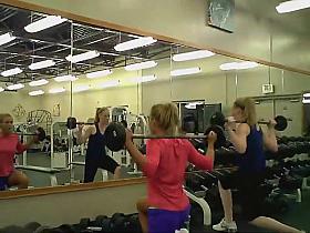 I'd fuck her in the middle of the gym