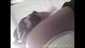 Hidden bathroom cam fat ass