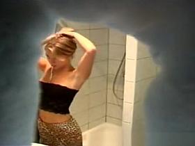 Gorgeous Blonde Showering