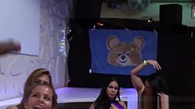 My fiancee sucking black stripper at party