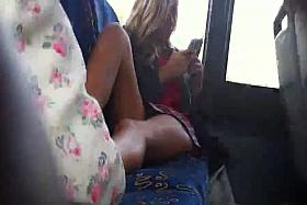 Blonde upskirt