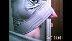 Wife caught playing with tits and nipples