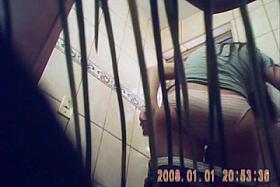 Toilet spy cam is filming a hot girl peeing