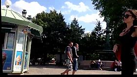 Big fake tits voyeur