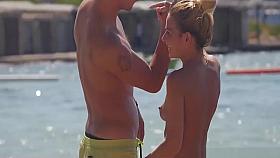 Topless beach bikini babes HD Voyeur Video