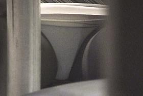 White panty upskirt voyeur